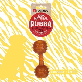 Jouet chien - haltères caoutchouc naturel