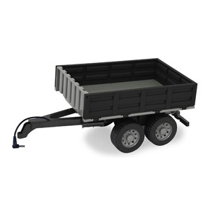 Benne noire pour tracteur rc 1:16