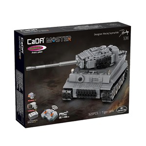 Cada tank tiger 1:35 gris 2,4ghz bricks