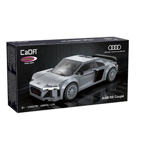 Cada audi r8 coupé 1:24 gris bricks