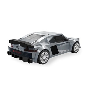 Cada audi r8 coupé 1:24 gris bricks