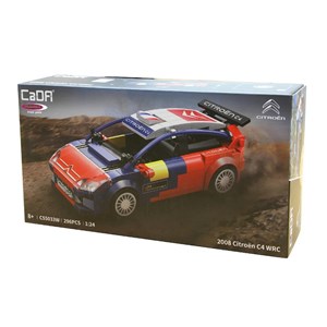 Cada citroën c4 wrc 2008 1:24 bricks