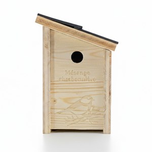 Nichoir pour mésange charbonnière prestige - gravure