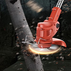 Débroussailleuse 12v avec 10000rpm, 400w de puissance et double batterie.