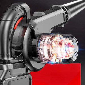 Souffleur industriel double batterie lithium-ion 6500mah, 4,5kpa.