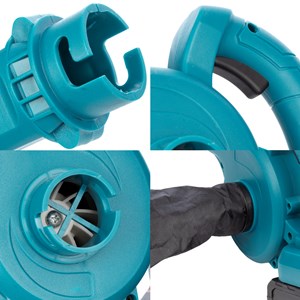 Souffleur industriel double batterie lithium-ion 6500mah, 4,5kpa.