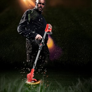 Débroussailleuse 21v avec 13000rpm, 500w de puissance et double batterie 7500mah