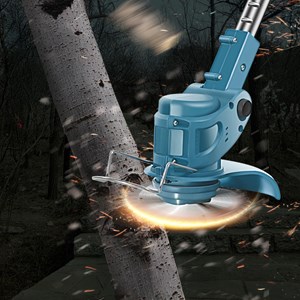 Débroussailleuse 12v avec 10000rpm, 400w de puissance et double batterie.