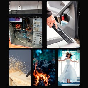 Mini souffleur de feuilles électrique avec batterie rechargeable de 6000mah.