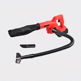 Mini souffleur de feuilles électrique 2 en 1 avec batterie. Mode aspiration.