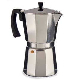 Cafetière en aluminium 12 tasses avec poignée