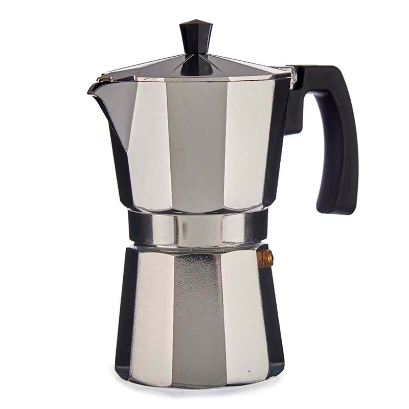 Cafetière en aluminium 3 tasses avec poignée