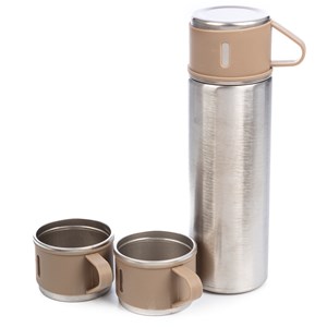 Ensemble de thermos de 500ml et 3 tasses isolantes.