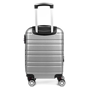 Set de 2 valises trolley extensibles, en matériau léger abs de haute résistance.