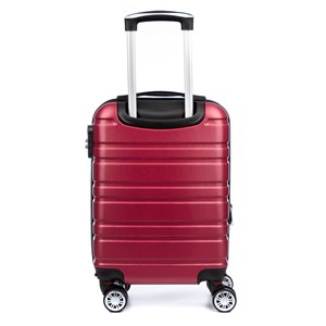 Jeu de 2 valises trolley extensibles, en matériau léger abs de haute résistance.