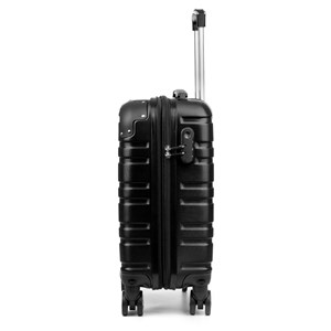 Jeu de 2 valises trolley extensibles, en matériau léger abs haute résistance.