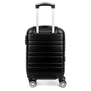 Jeu de 2 valises trolley extensibles, en matériau léger abs haute résistance.