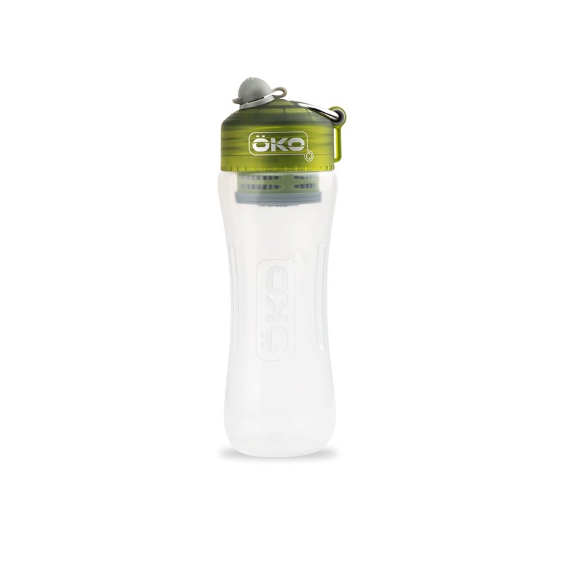 Gourde filtrante öko 650ml verte (filtre inclus)