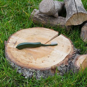 Brosse à dents pliante fosco vert armée