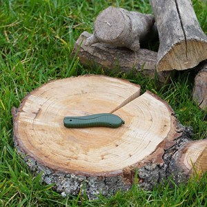 Brosse à dents pliante fosco vert armée