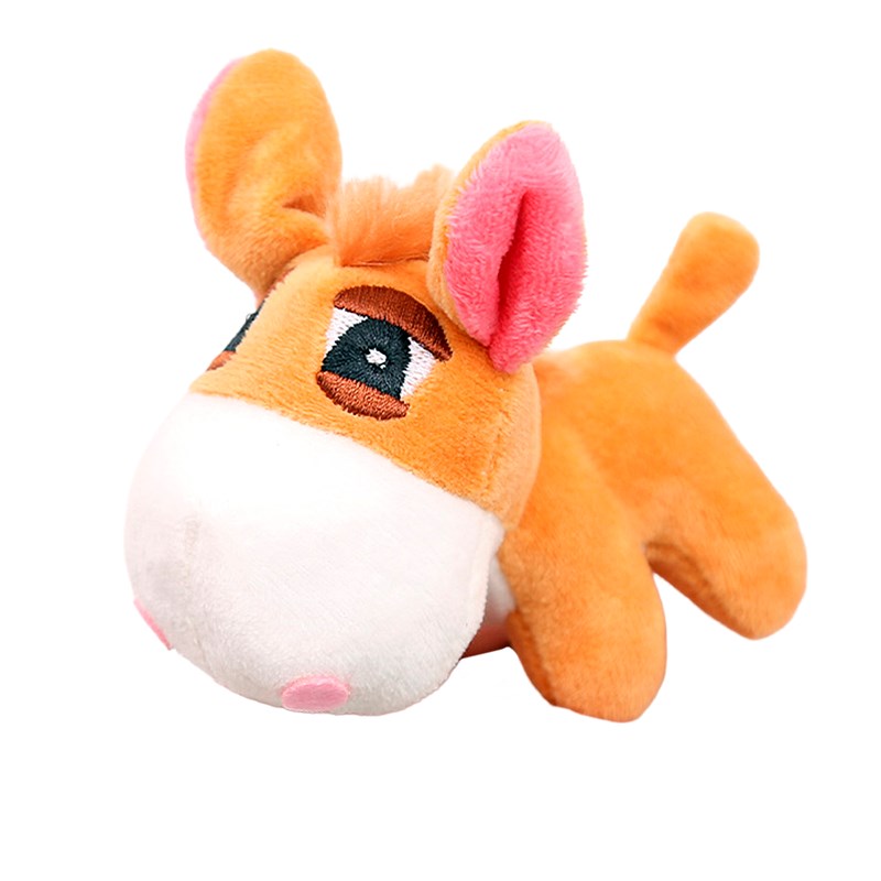 Doudou suspendu extra doux. Design âne. 12 cm.