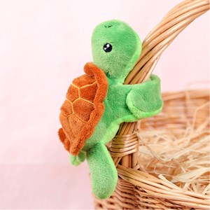 Peluches ultra doux et moelleux. Design tortue avec mécanisme rétractable. 14 cm