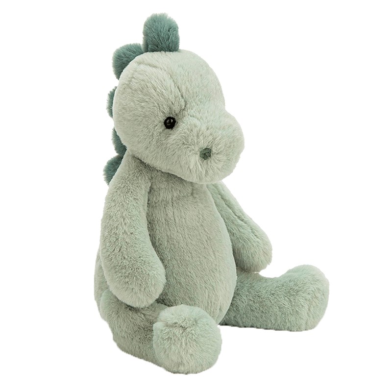 Peluche extra doux et moelleux série chubby. Design dinosaure. 45 cm.