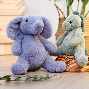 Peluche extra doux et moelleux série chubby. Design dinosaure. 45 cm.