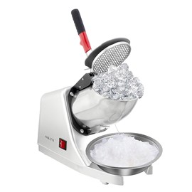 Hachoir à glace électrique en acier inoxydable 300w. 1440 tr/min.