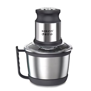 Hachoir à viande électrique 800w, verre en cristal avec poignée 3l.