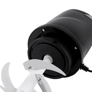 Hachoir à viande électrique de 400w, bol en verre de 2l.