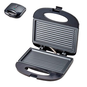 Gril électrique portable de 750w. Zone de cuisson antiadhésive.