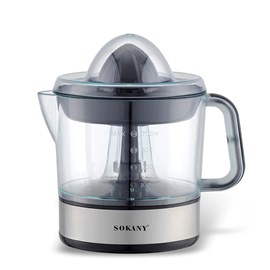 Extracteur de jus électrique pour agrumes transparent 700ml.