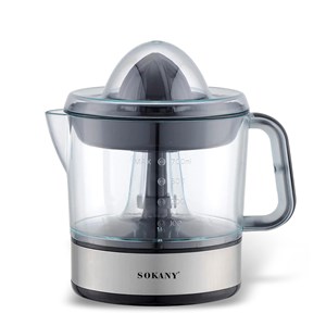 Extracteur de jus électrique pour agrumes transparent 700ml.