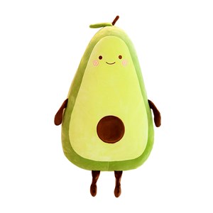 Oreiller ultra-doux et moelleux design avocat content. 35 cm.