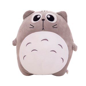 Coussin extra doux et moelleux design chaton gras. 40 cm.