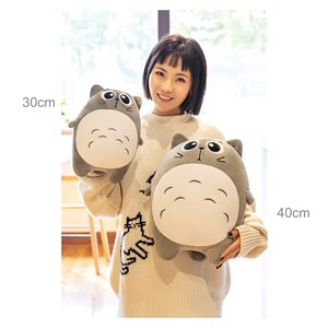 Coussin extra doux et moelleux design chaton gras. 40 cm.