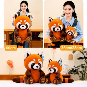 Oreiller extra doux et moelleux design raton laveur. 35 cm.