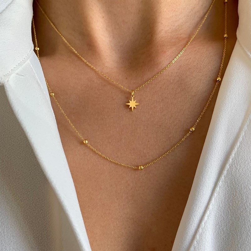 Collier ciel étoilé