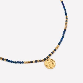 Collier désert de pierres lapis