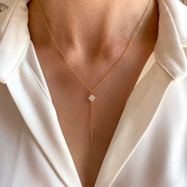 Collier en y trèfle