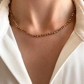 Collier pierre de soleil