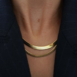 Collier serpentine