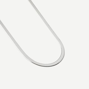 Collier serpentine argent