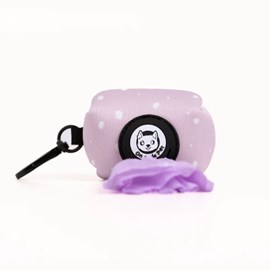 Distributeur de sacs à crottes (rouleau inclus) - lilas