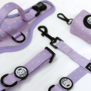 Distributeur de sacs à crottes (rouleau inclus) - lilas