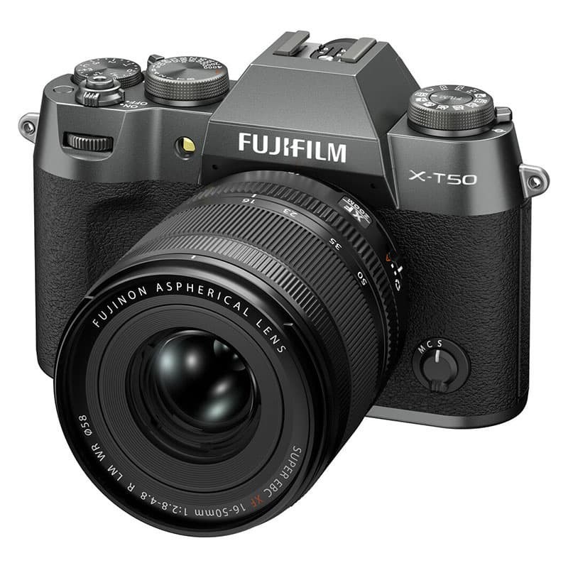 Fujifilm x-t50 charcoal + 16-50