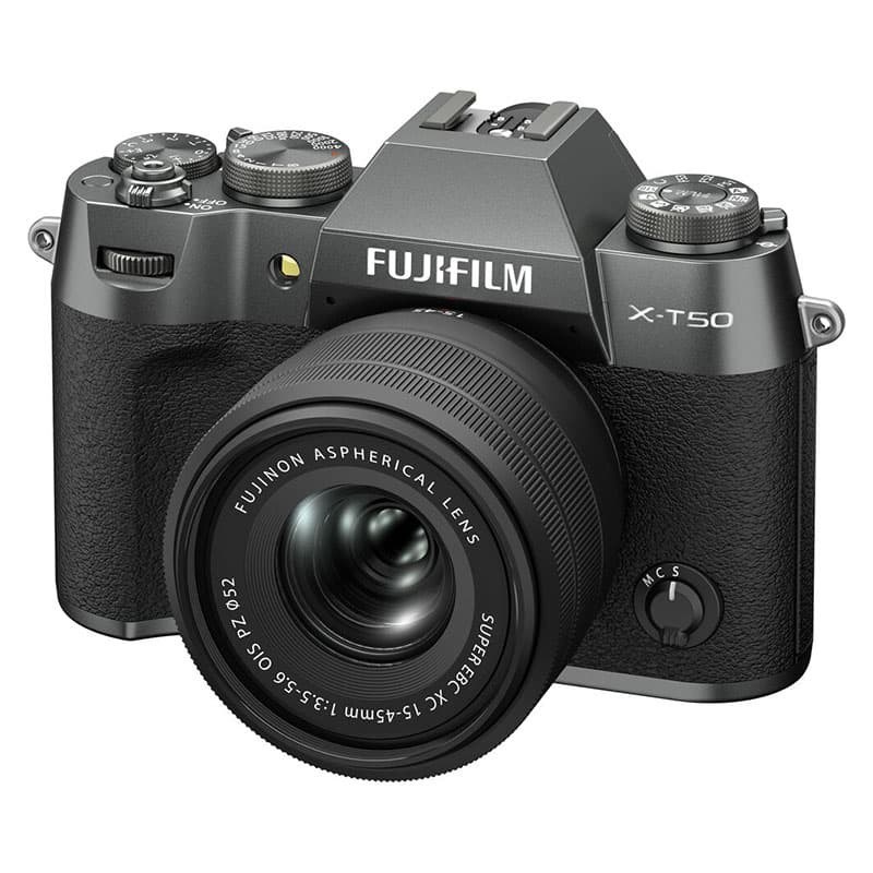 Fujifilm x-t50 charcoal + 15-45