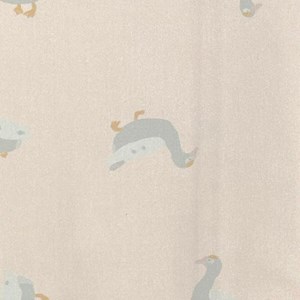 Housse ducks beige bleue 100x140&nbsp;40x40