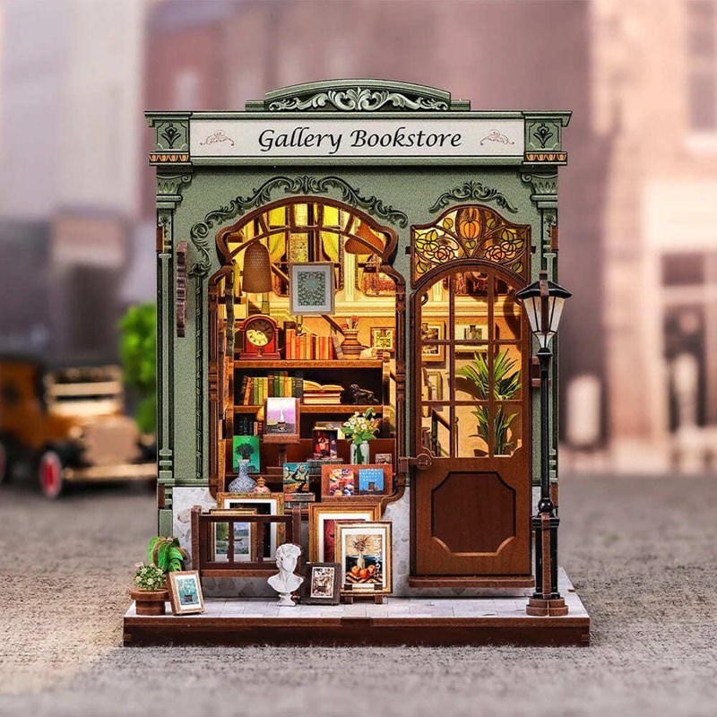 Gallery bookstore - maquette booknook serre-livre